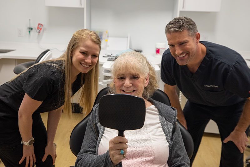 lisa dental implants patient